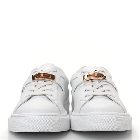 Hermes white sneakers